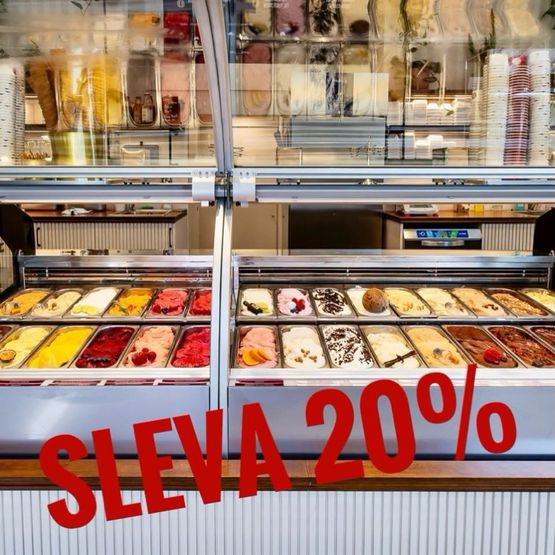 20% sleva na zmrzlinu Kornout se zmrzlinou a informace o 20% slevě